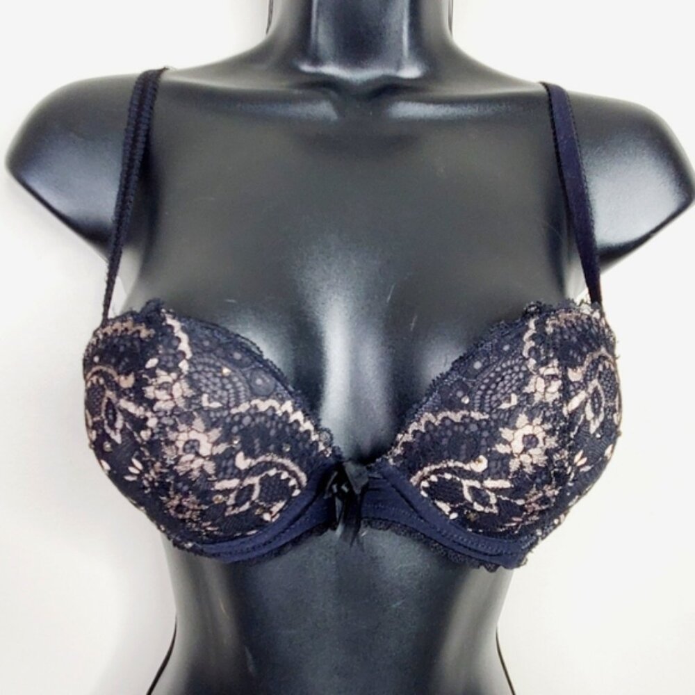 Hunkemoller Lace Padded Romantic Pushup Bra 32A